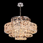 Люстра хрустальная в неоклассическом стиле на серебристом каркасе Majesty варинант исполнения - 1 | Loft Concept в Ульяновске