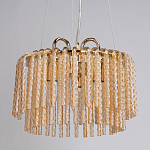 Люстра с подвесными рифлеными стеклянными трубками Nembus варинант исполнения - 4 | Loft Concept в Ульяновске