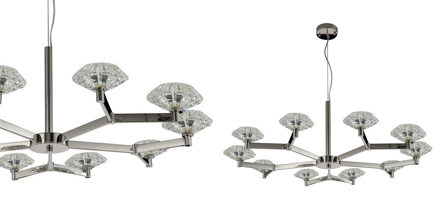 Люстра Yerker Chandelier Nickel 10 Люстра Yerker Chandelier Nickel 10 - Loft-Concept в Ульяновске