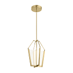  Подвесной светильник золотого цвета в форме фонаря Kichler варинант исполнения - 1 | Loft Concept в Ульяновске