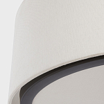 Потолочный светильник с круглым хлопковым абажуром Frosted Diffuser варинант исполнения - 3 | Loft Concept в Ульяновске