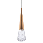 Подвесной светильник капля Acrylic Droplet Gold Hanging Lamp варинант исполнения - 1 | Loft Concept в Ульяновске