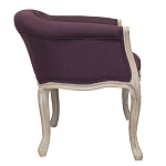 Кресло низкое в стиле прованс Louis French Armchair violet flax варинант исполнения - 1 | Loft Concept в Ульяновске