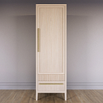 Узкий Шкаф Primo с 2 выдвижными ящиками Светлый дуб варинант исполнения - 2 | Loft Concept в Ульяновске