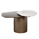 Столик журнальный Promontory с мрамором варинант исполнения - 1 | Loft Concept в Ульяновске