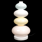 Настольная лампа из стеклянных сфер в пастельных тонах Высота 40 см Pastel Lunaria варинант исполнения - 1 | Loft Concept в Ульяновске