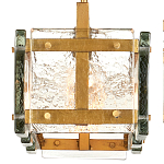 Люстра прямоугольная из толстого литого стекла Cast Glass варинант исполнения - 4 | Loft Concept в Ульяновске