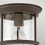 Потолочный светильник для ванных комнат со стеклянным плафоном и одной лампой Hinkley варинант исполнения - 10 | Loft Concept в Ульяновске