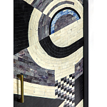 Буфет в гостиную с инкрустацией  Bone Inlay sideboard - 2 doors варинант исполнения - 4 | Loft Concept в Ульяновске