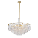 Люстра многоярусная с каскадами кристаллов Crystal Rains варинант исполнения - 3 | Loft Concept в Ульяновске