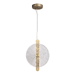 Подвесной светильник с круглым стеклянным плафоном Gingham варинант исполнения - 4 | Loft Concept в Ульяновске