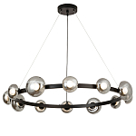 Светодиодная кольцевая люстра IONA Сhandelier black варинант исполнения - 4 | Loft Concept в Ульяновске