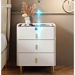 Умная прикроватная тумбочка c зарядкой для телефона Smart Furniture варинант исполнения - 2 | Loft Concept в Ульяновске