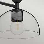 Люстра с 3-мя прозрачными полусферическими плафонами из стекла Alora Mood варинант исполнения - 9 | Loft Concept в Ульяновске