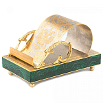 Подставка для телефона из натурального камня малахит Natural Stone Stand варинант исполнения - 2 | Loft Concept в Ульяновске