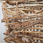 Большая Абстрактное Панно из веток и нитей Dryad Wall Art варинант исполнения - 2 | Loft Concept в Ульяновске