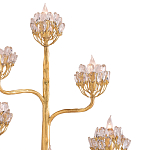 Бра золотое в виде растения Golden Flower Glade варинант исполнения - 1 | Loft Concept в Ульяновске