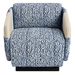 Дизайнерское Кресло William с кожаными подлокотниками  варинант исполнения - 2 | Loft Concept в Ульяновске