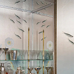 Обои ручная роспись Jakuchu Original colourway on Tarnished Silver gilded paper варинант исполнения - 2 | Loft Concept в Ульяновске