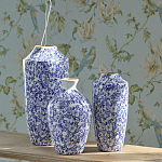 Ваза с синим цветочным узором Blue & White Ornament  варинант исполнения - 4 | Loft Concept в Ульяновске