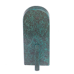 Часы подарочные погон полковник МВД из натурального камня Змеевик Military Clock варинант исполнения - 3 | Loft Concept в Ульяновске