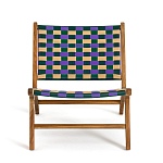 Кресло низкое из массива тика Barbados варинант исполнения - 3 | Loft Concept в Ульяновске