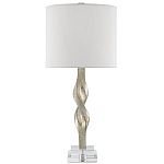 Настольная лампа с фигурным состаренным основанием Flooding with Light варинант исполнения - 2 | Loft Concept в Ульяновске