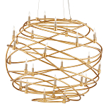 Люстра золотая в форме спирали Fancy Pattern варинант исполнения - 2 | Loft Concept в Ульяновске