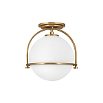 Потолочный светильник с плафоном в форме белого матового шара Hinkley варинант исполнения - 13 | Loft Concept в Ульяновске