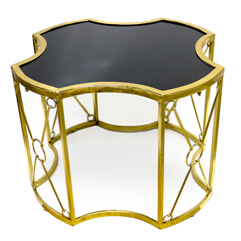 Журнальный стол Mystic Art Deco Coffee Table Золотой Черный Журнальный стол Mystic Art Deco Coffee Table Золотой Черный в Ульяновске | Loft Concept