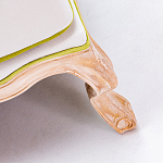 Кресло из натурального бука золотистое с изображением птиц и цветов Blooming Birds варинант исполнения - 3 | Loft Concept в Ульяновске