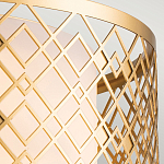 Потолочный светильник золотого цвета с каркасом в виде геометрических ромбов Elstead Lighting варинант исполнения - 4 | Loft Concept в Ульяновске