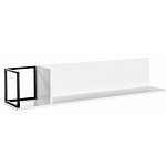 Полка навесная белая открытая Strict Lines  варинант исполнения - 3 | Loft Concept в Ульяновске