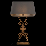 Настольная лампа на ажурном чугунном основании с серым абажуром Openwork Lamp варинант исполнения - 4 | Loft Concept в Ульяновске