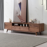 Тумба под телевизориз массива дерева TV Stand made of Walnut Wood варинант исполнения - 1 | Loft Concept в Ульяновске