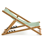 Шезлонг из акации и ткани Argentina варинант исполнения - 5 | Loft Concept в Ульяновске