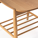 Приставной стол из массива дуба Reyer Side Table варинант исполнения - 3 | Loft Concept в Ульяновске