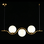 Люстра подвесная светодиодная Jagna 2 Gold and White варинант исполнения - 2 | Loft Concept в Ульяновске