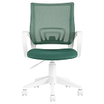 Офисное кресло с основанием из белого пластика Desk chairs Green варинант исполнения - 2 | Loft Concept в Ульяновске