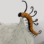 Статуэтка фантастический фрукт Exotic Tropical Fruit orange and white 67 варинант исполнения - 3 | Loft Concept в Ульяновске