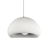 Подвесной светильник с куполообразным белым фактурным абажуром Sergey Makhno варинант исполнения - 1 | Loft Concept в Ульяновске