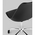 Офисный стул на металлическом основании EGGERY Black пластик варинант исполнения - 3 | Loft Concept в Ульяновске