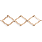 Настенная деревянная раздвижная вешалка Larson Wood Hanger варинант исполнения - 5 | Loft Concept в Ульяновске