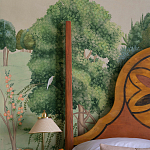 Обои ручная роспись Dandaka Glades Original colourway on painted Xuan paper варинант исполнения - 4 | Loft Concept в Ульяновске