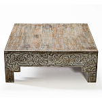 Кофейный стол Carved Сoffee table ручная резьба по дереву варинант исполнения - 1 | Loft Concept в Ульяновске