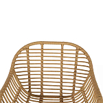 Стул с ротанговым плетением Wicker Half Chair с подлокотниками варинант исполнения - 4 | Loft Concept в Ульяновске