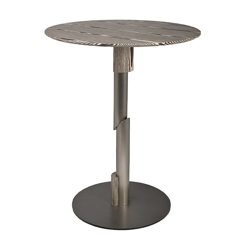 Стол барный круглый высокий с полосатым узором Zebroids  в Ульяновске | Loft Concept 