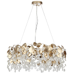 Люстра с декоративными подвесками из прозрачного стекла в форме монеток FAIRYTREE Light варинант исполнения - 10 | Loft Concept в Ульяновске