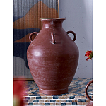 Ваза бордовая с 4-мя фактурными ручками Vase Burgundy Glaze варинант исполнения - 4 | Loft Concept в Ульяновске