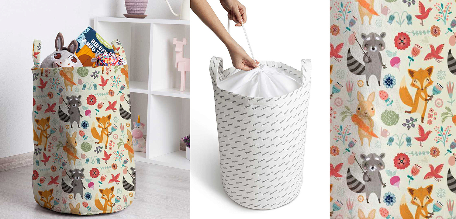 Корзина Little Animals Basket Корзина Little Animals Basket - Loft-Concept в Ульяновске